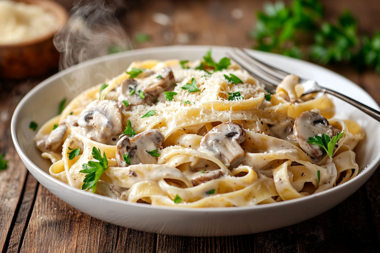 Не просто макароны, а сицилийский шедевр — фетучини в нежном соусе: готовлю за 20 минут буквально в одной сковороде