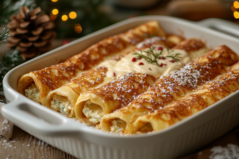 С этой заливкой любые блины станут неимоверно вкусными: просто смешайте сметану, яйцо и молоко